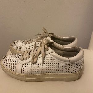 J Slides White Sneakers